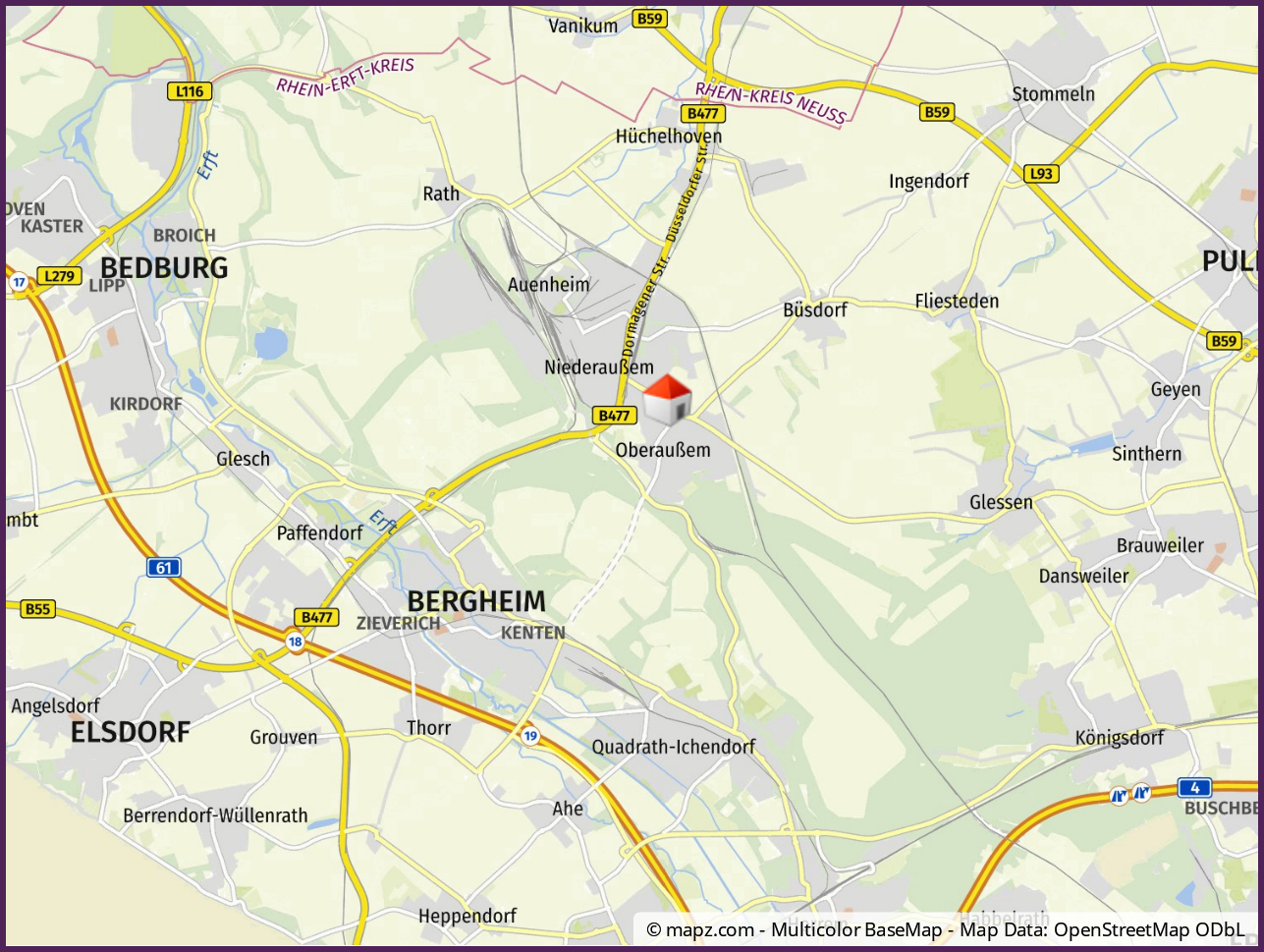 Kartenausschnitt