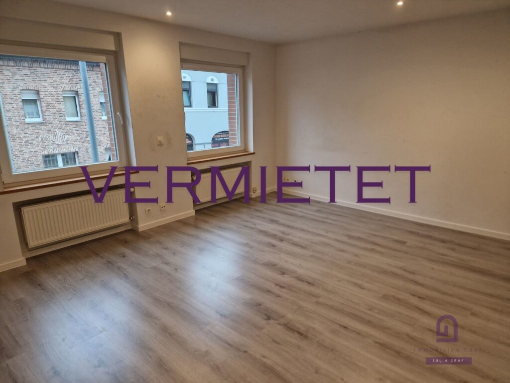 Bergheim - bezugsfreie 1-Zimmerwohnung in Bergheim-Oberaußem mit Küche und Kellerraum!